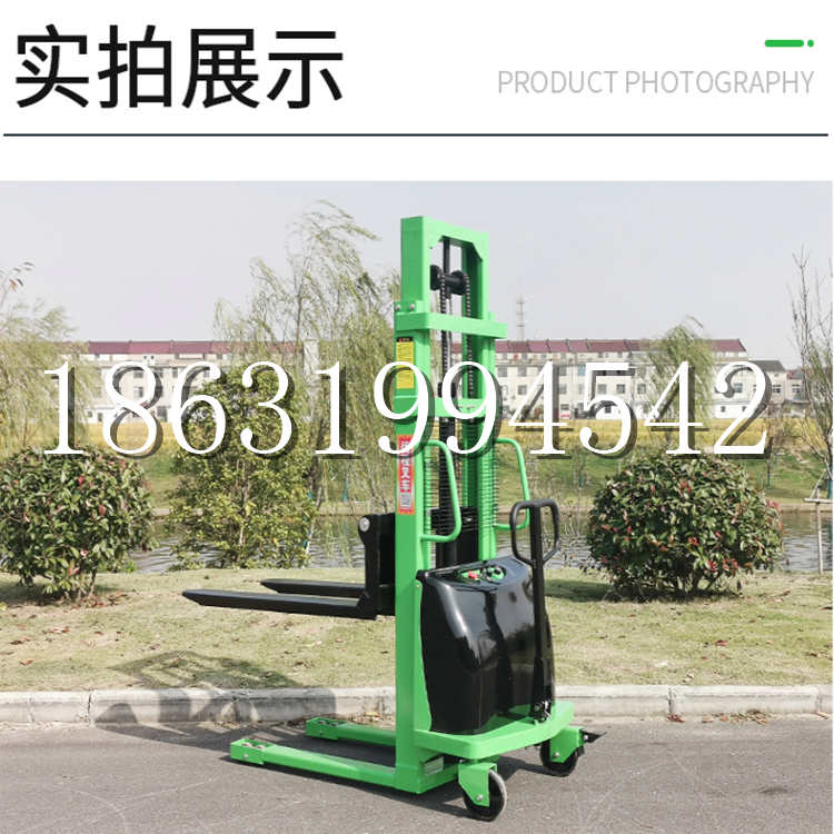 望城区电动叉车堆高车液压铲车电瓶1吨2吨站驾步行式小型全自动叉车